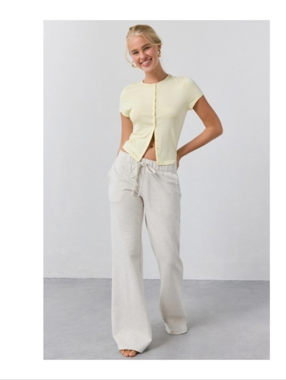 NWT Urban Outfitters Out From Under Gray Flare Leg Sweatpants ■ Size L